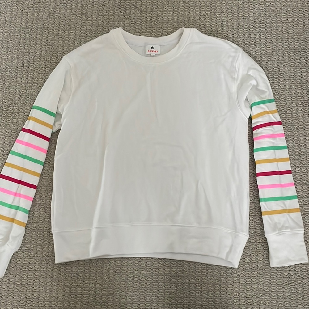 sundry white sweater